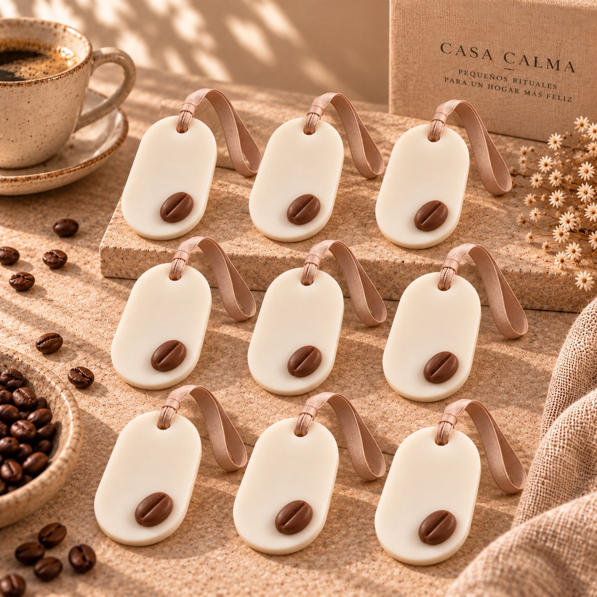 Ambientador de Cera para Armario Cappuccino Casa Calma - Hecho a Mano
