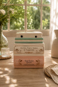 Quemador de wax melts Libros de cerámica, vista frontal | Casa Calma