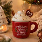 Quemador de wax melts Taza de Navidad, vista frontal de Casa Calma