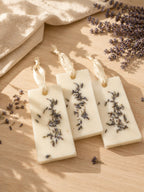 Varios ambientadores de lavanda de cera vegetal artesanal Casa Calma