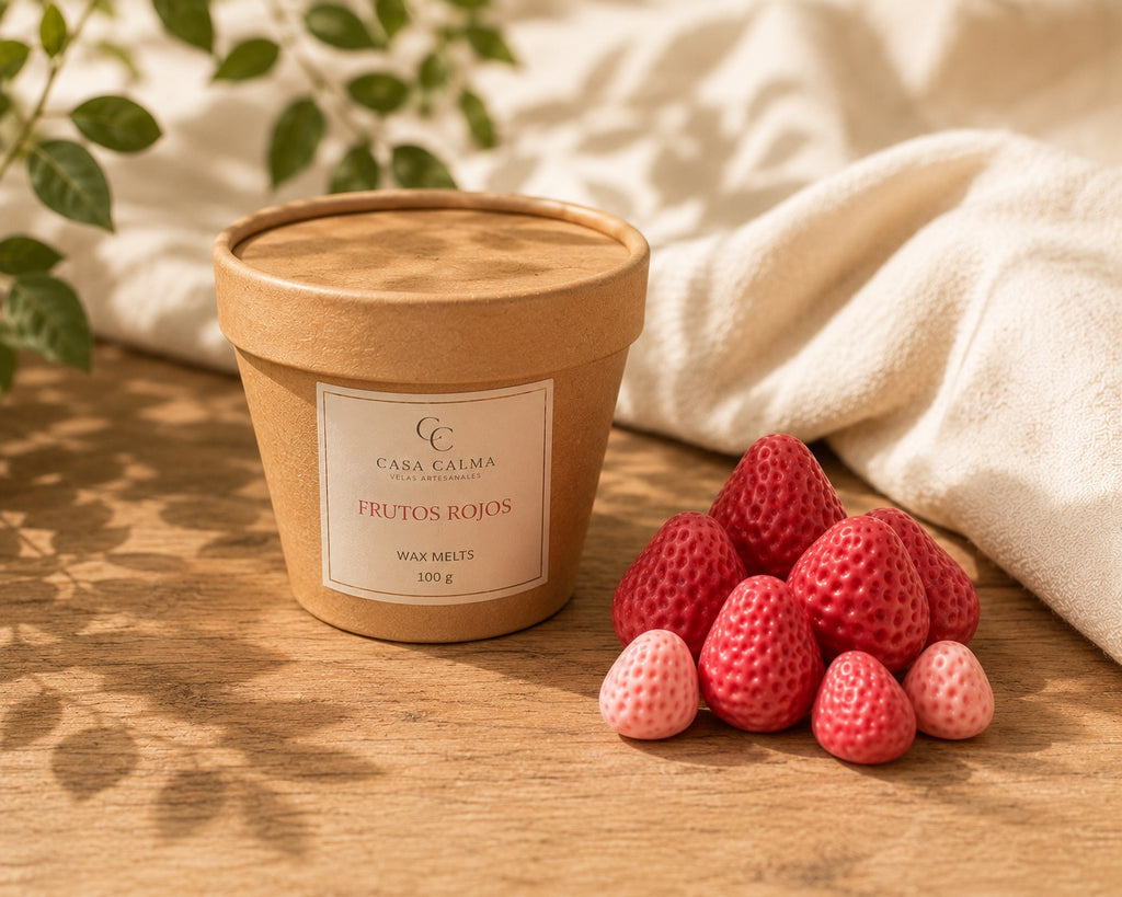 Wax Melts Frutos Rojos Casa Calma bote cerrado