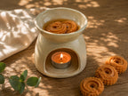 Wax Melts Tarta de Manzana y Canela Casa Calma en quemador