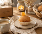 Wax melt XL magdalena artesanal en ambiente, vela decorativa artesanal – Casa Calma