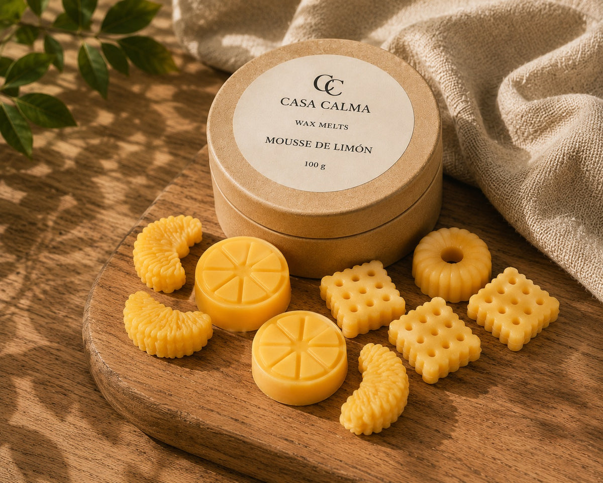 Wax melts Tarta de Limón de Casa Calma en bote kraft